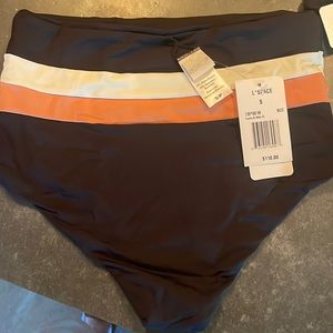 Lspace rebel swimsuit top and bottom. New with tags